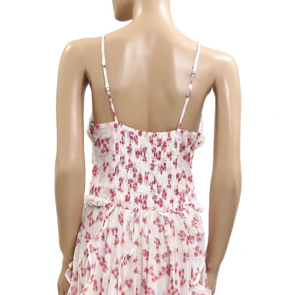 Intimately Free People Hearts Desire Bodysuit Dress Floral Print Lace XS 281382 - Picture 8 of 10
